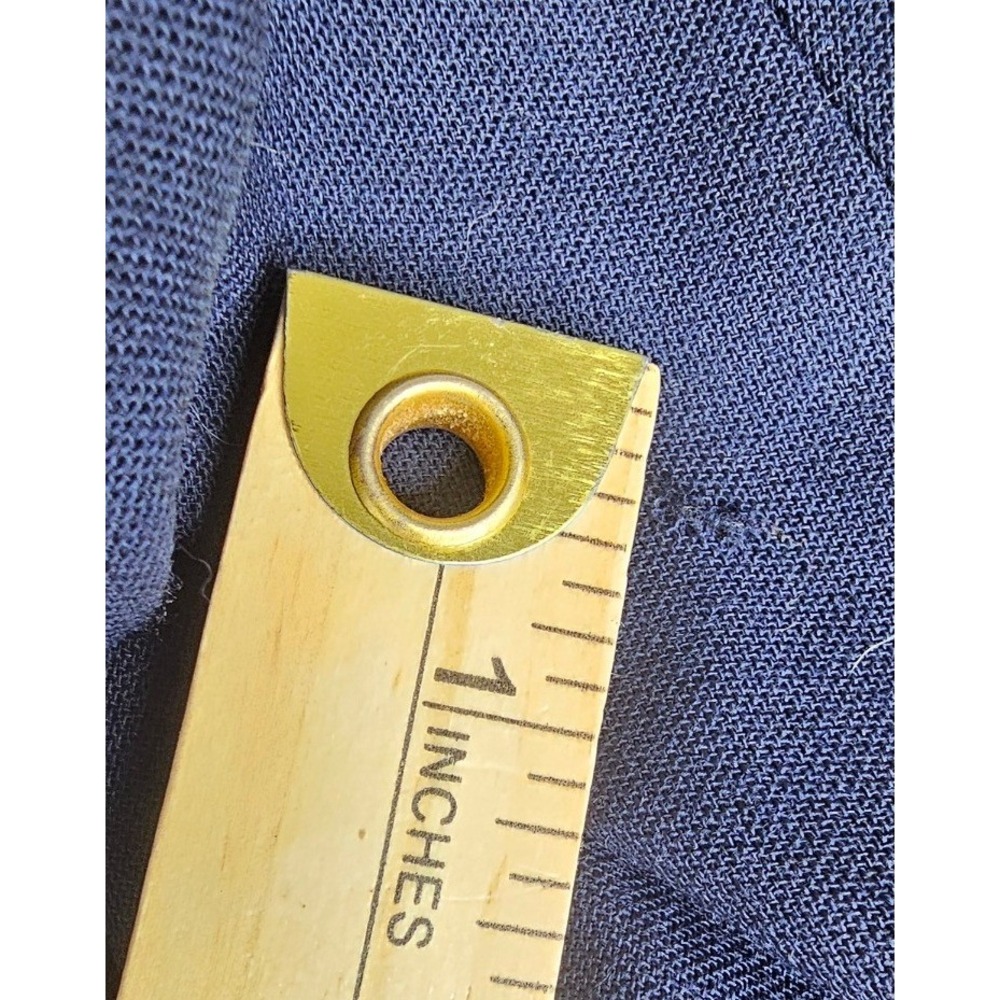 NWT Lauren Ralph Lauren Blazer 6 Navy Crest Patch Gold Button Preppy Water Mill - Picture 6 of 9